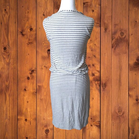 Anthropologie Weston Wear Women's Small Sleeveless Striped Cowl Neck Dress - Picture 9 of 9